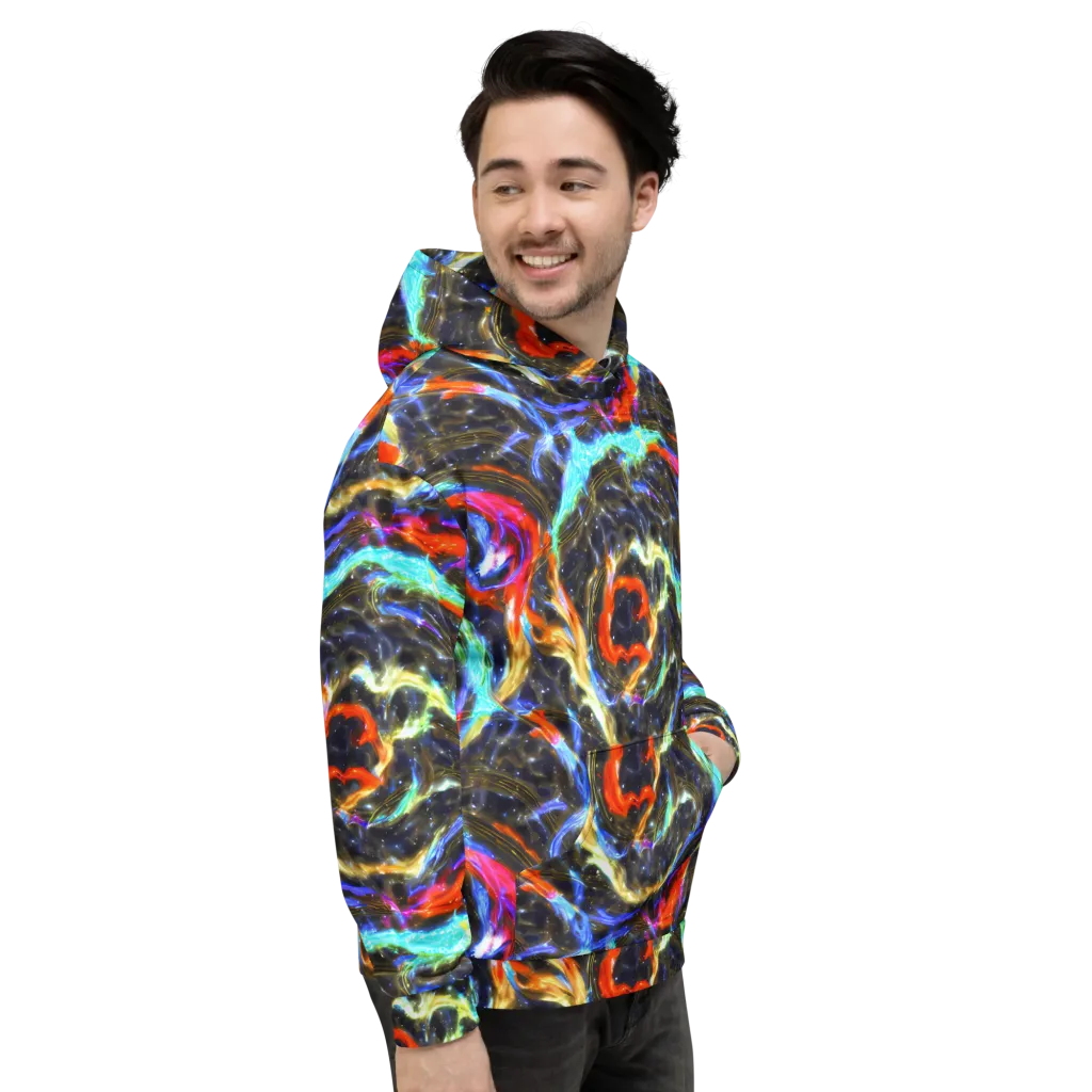 Hyperlight Tide on Hoodie — Right