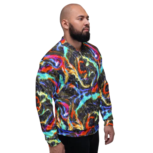 Hyperlight Tide on a Bomber Jacket