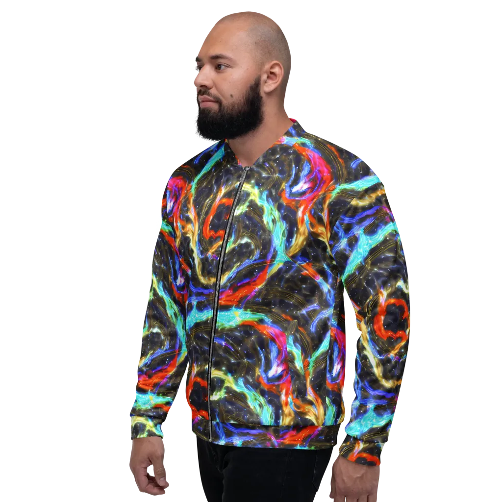 Hyperlight Tide on Bomber Jacket — Left