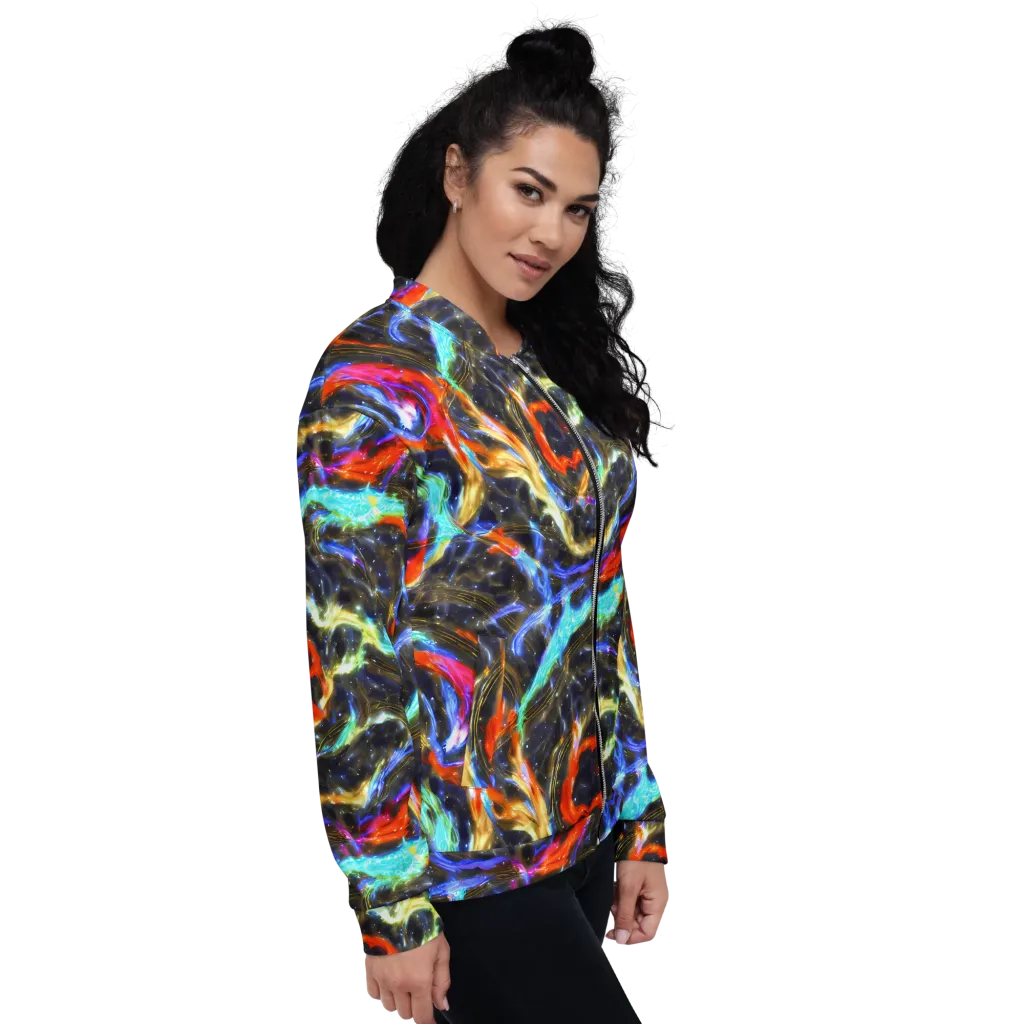 Hyperlight Tide on Bomber Jacket — Right