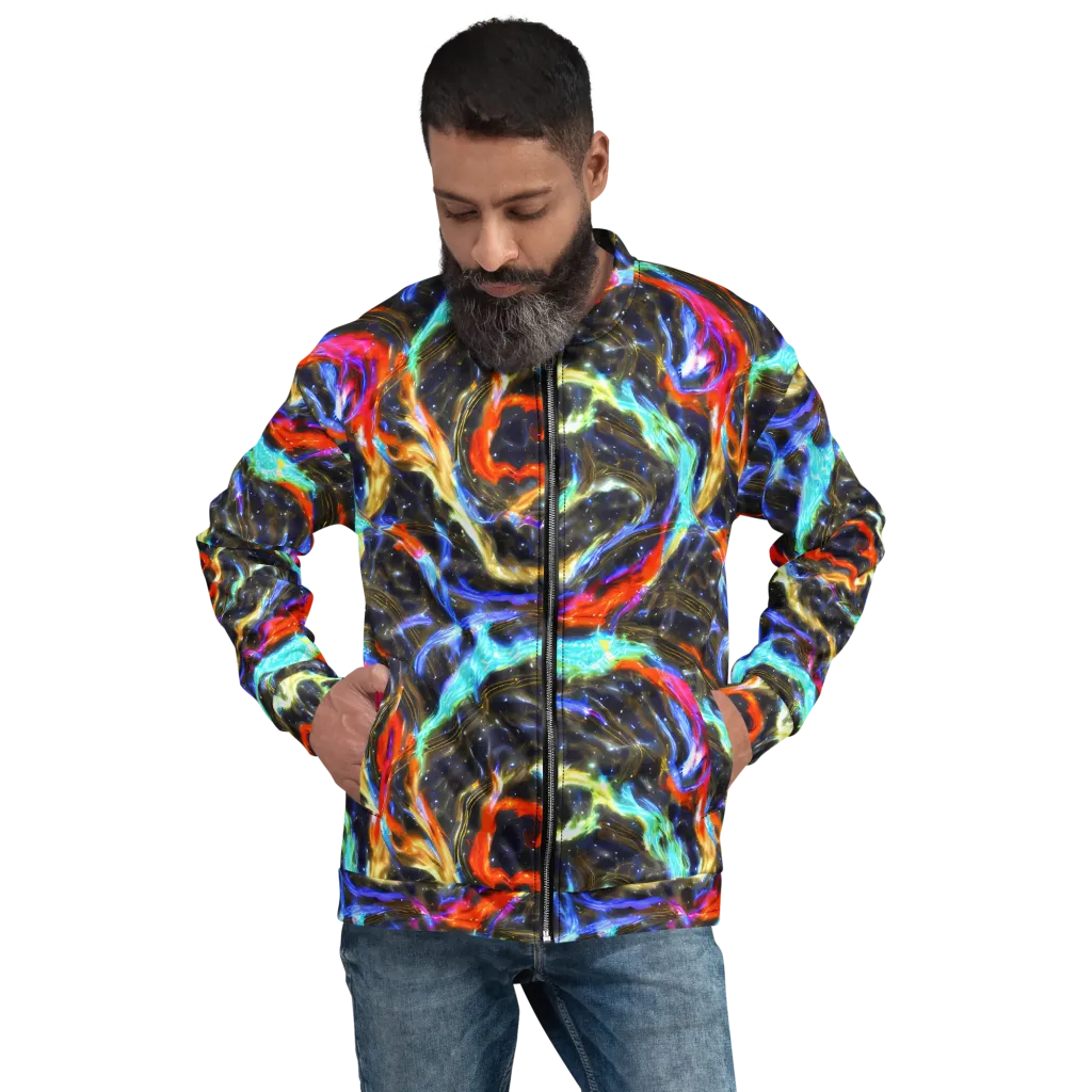 Hyperlight Tide on Bomber Jacket — Front
