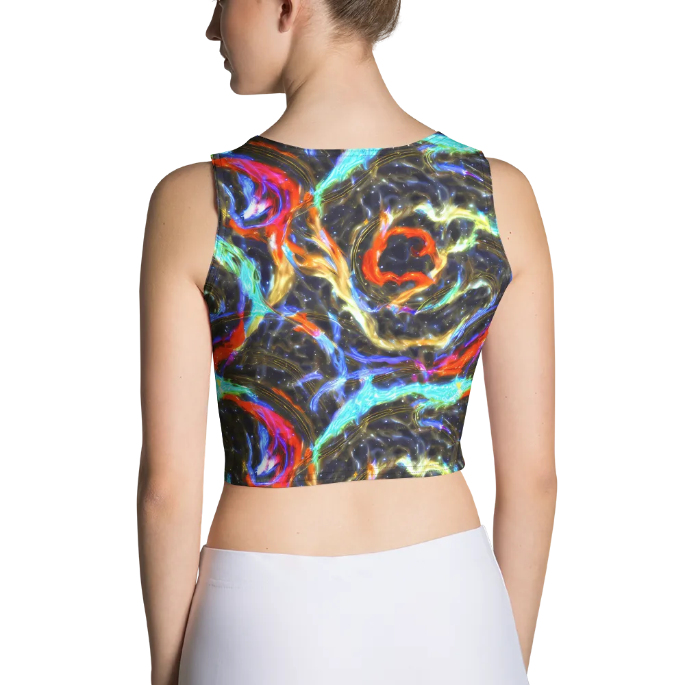 Hyperlight Tide on Crop Top — Back
