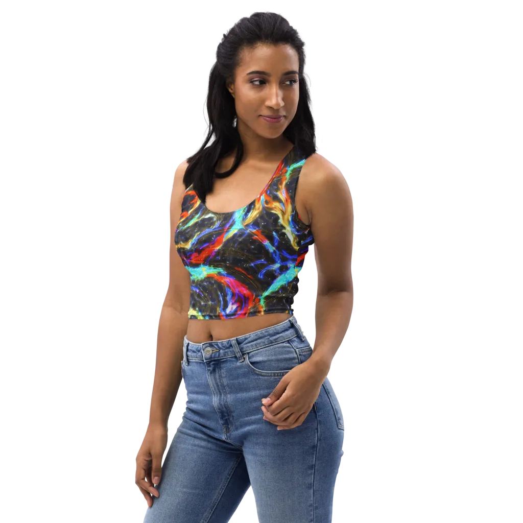Hyperlight Tide on Crop Top — Left Front