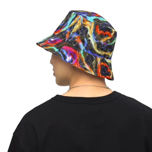 Hyperlight Tide on a Reversible Bucket Hat