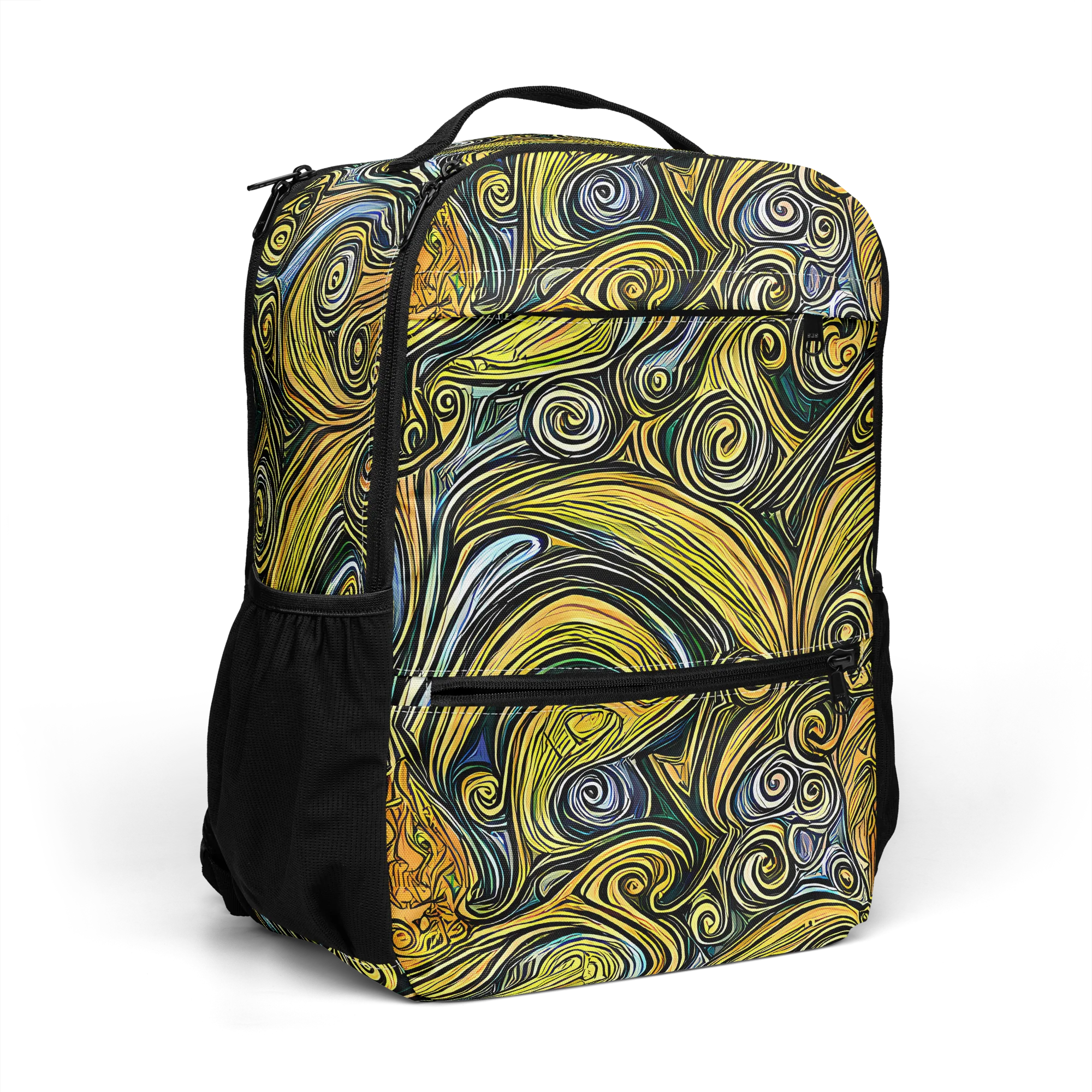Solar Paisley on Utility Backpack — Right Front