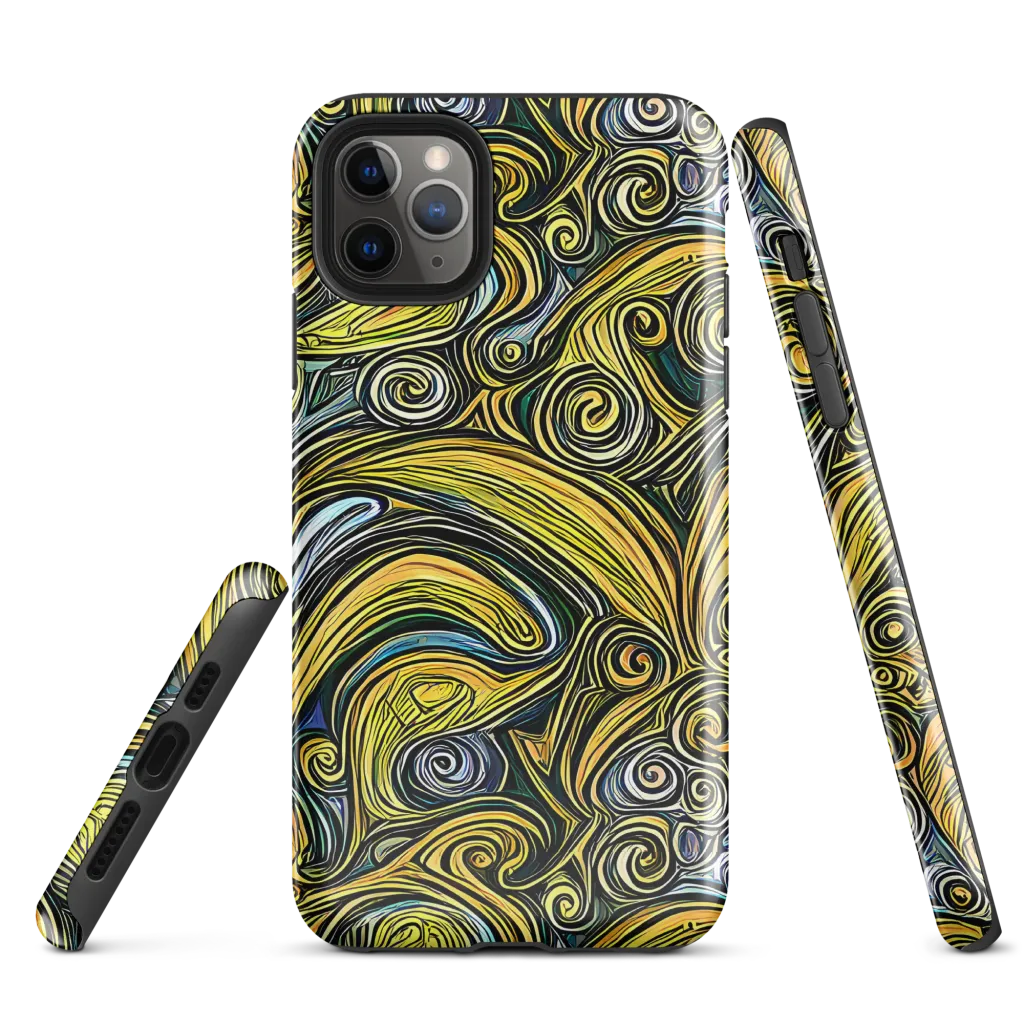 Solar Paisley on Tough Case for iPhone® — Front