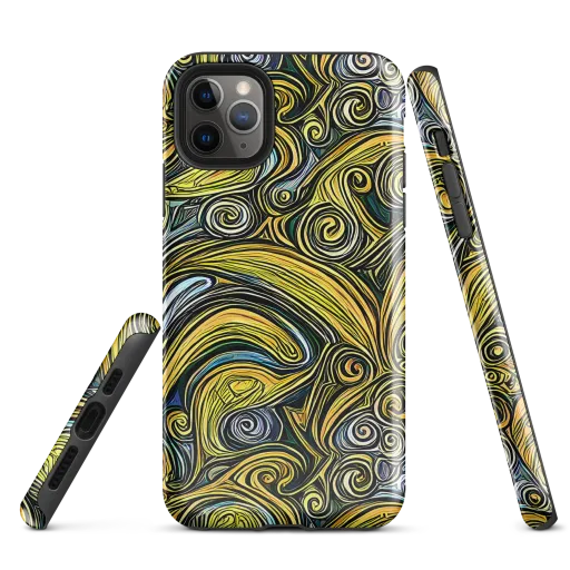 Solar Paisley on a Tough Case for iPhone®