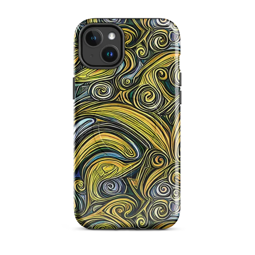 Solar Paisley on MagSafe Tough Case for iPhone® — Front