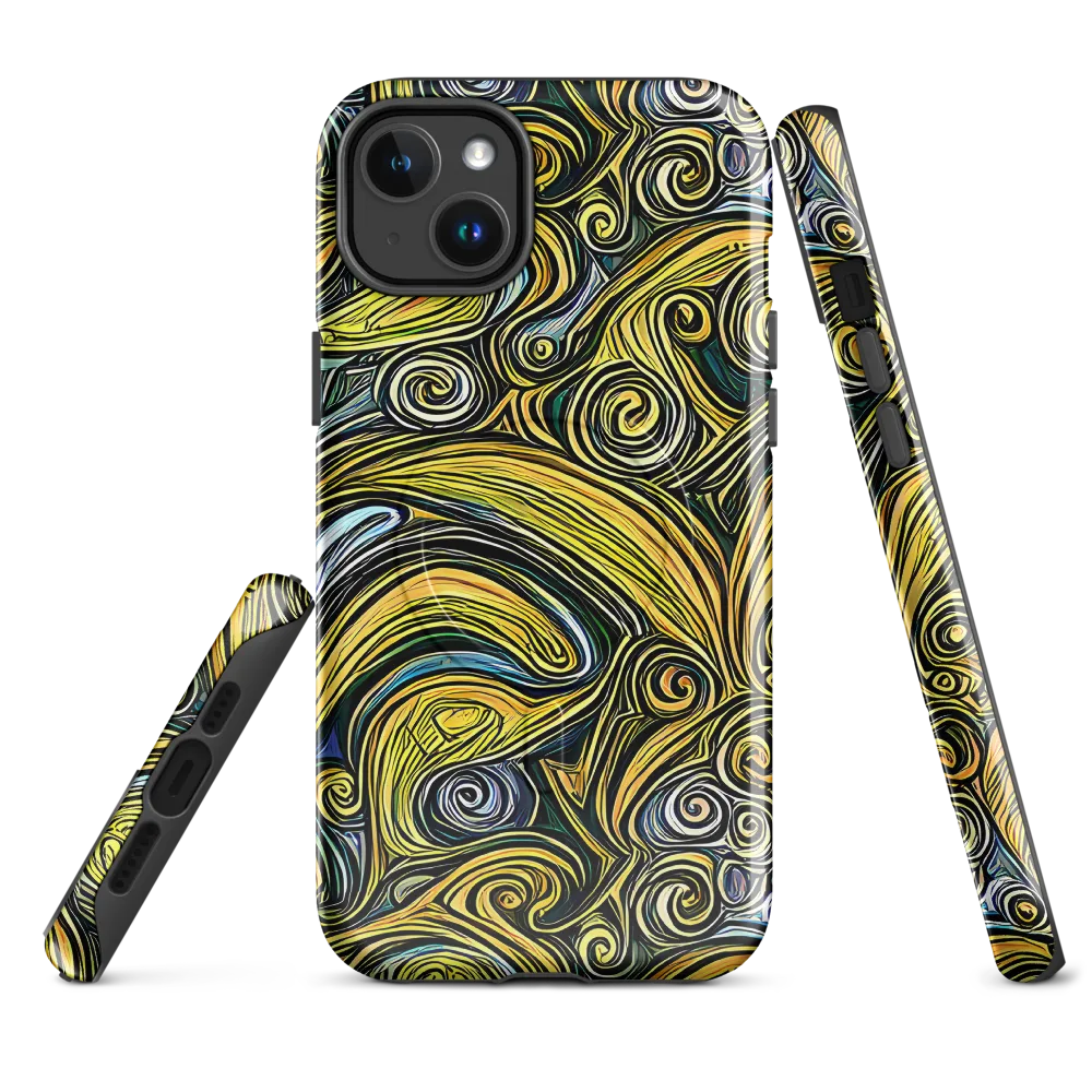 Solar Paisley on MagSafe Tough Case for iPhone® — Front