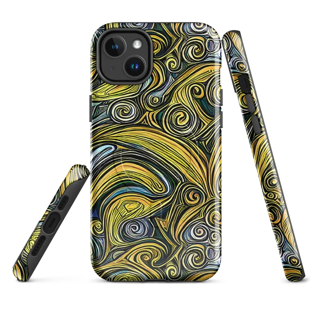 Solar Paisley on MagSafe Tough Case for iPhone® — Front