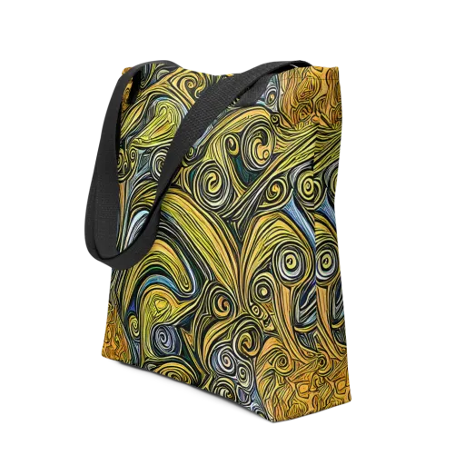 Solar Paisley on a Tote Bag
