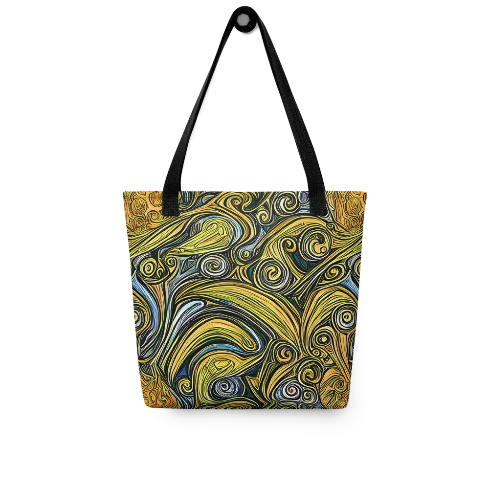 Solar Paisley on Tote Bag — Front