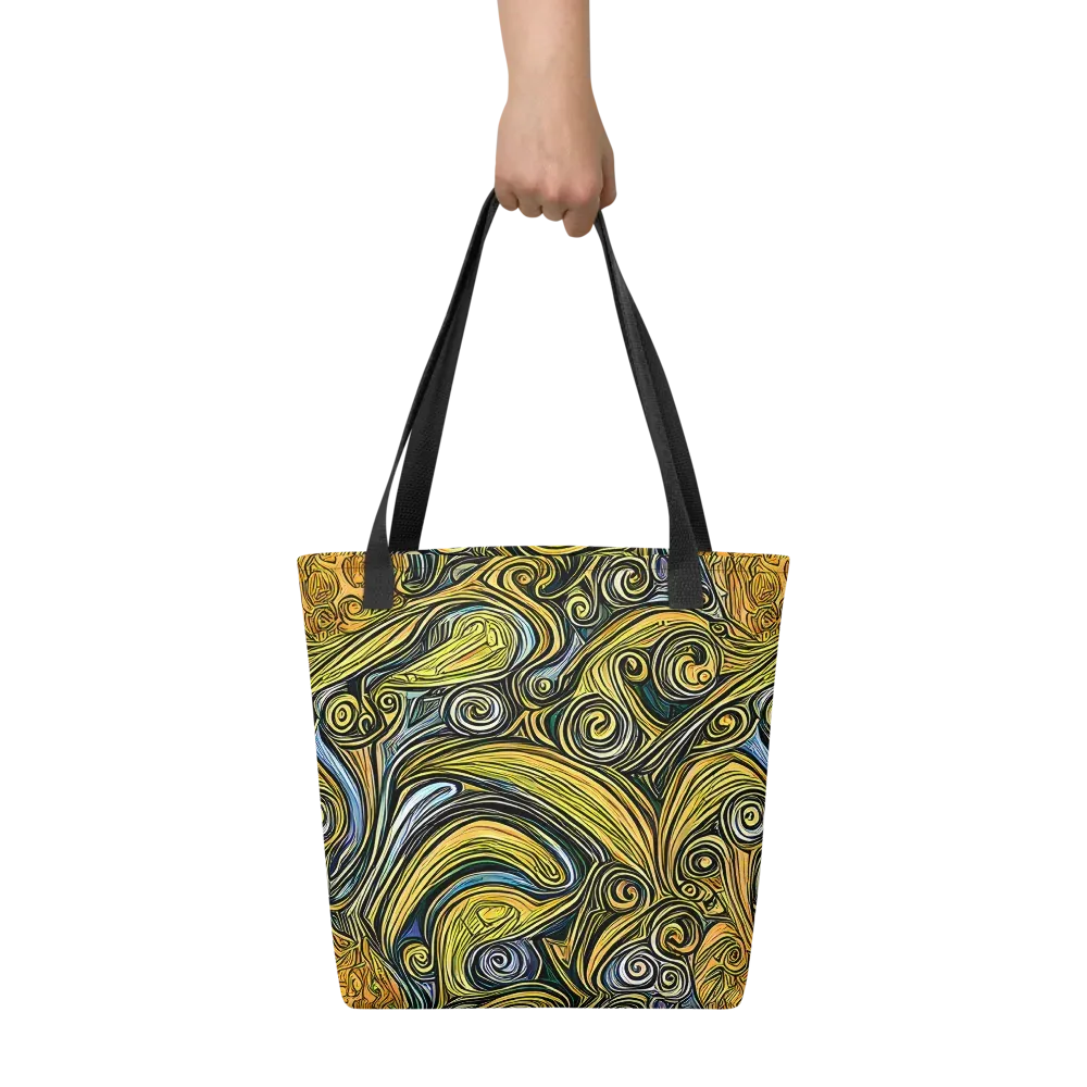 Solar Paisley on Tote Bag — Front