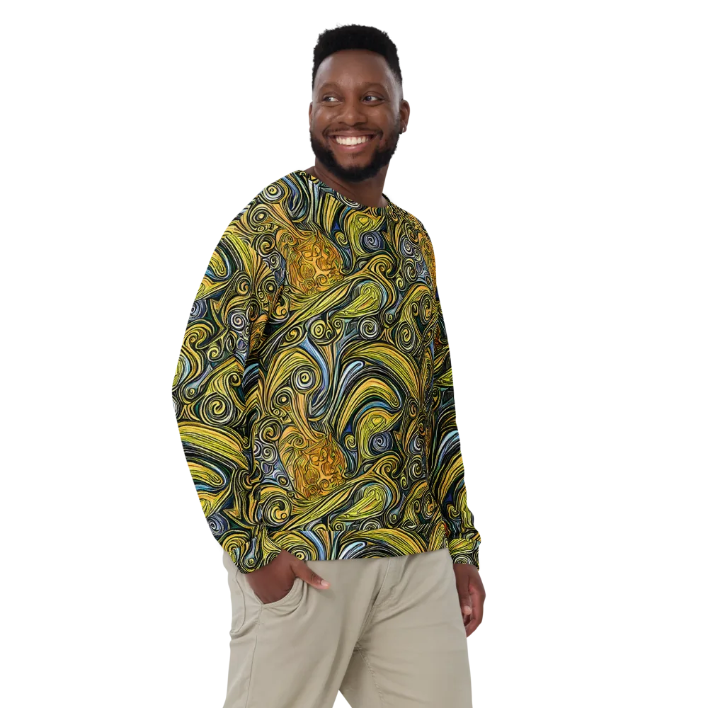Solar Paisley on Sweatshirt — Front