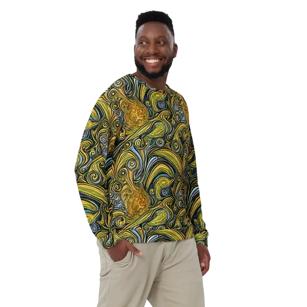 Solar Paisley on Sweatshirt — Front