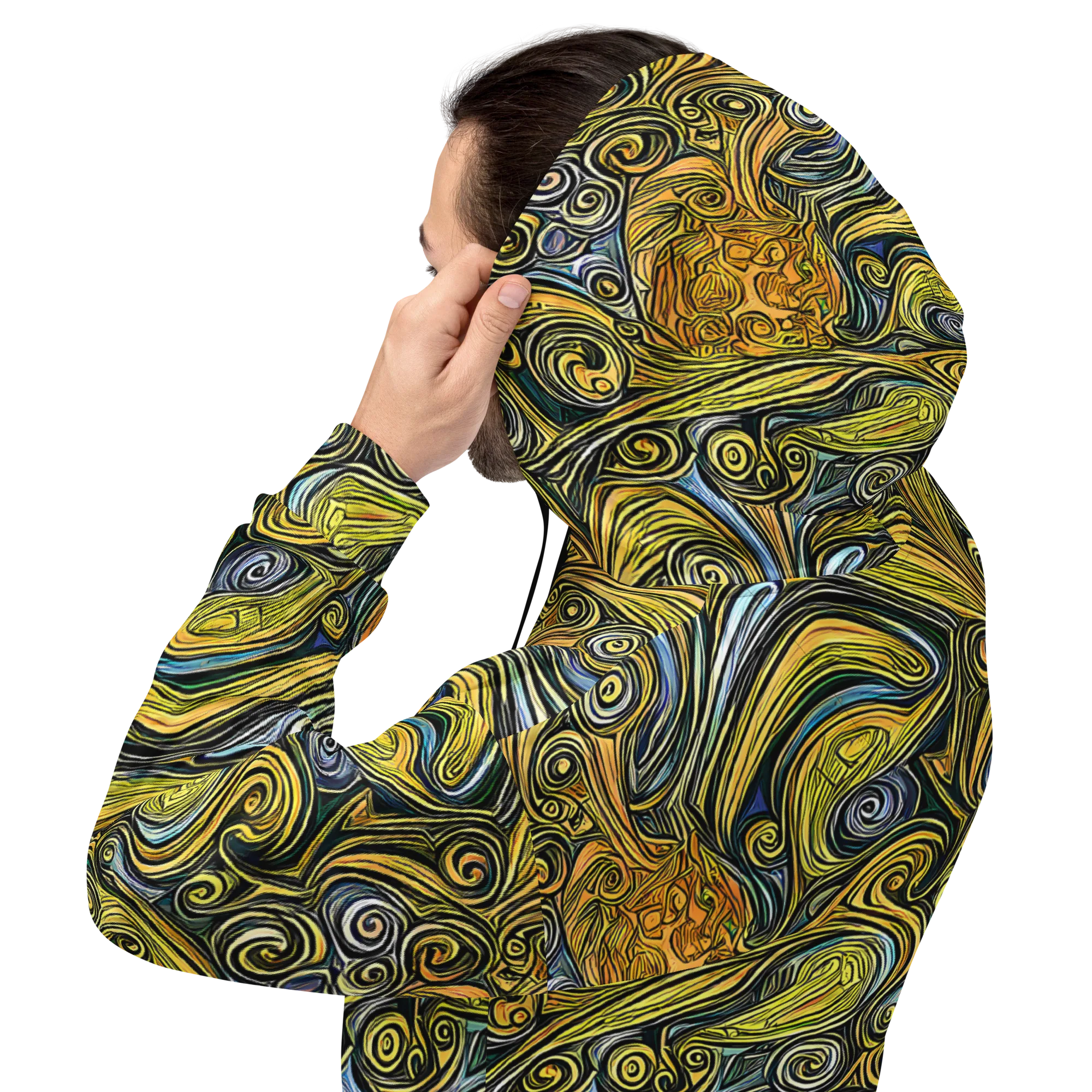 Solar Paisley on Hoodie — Back