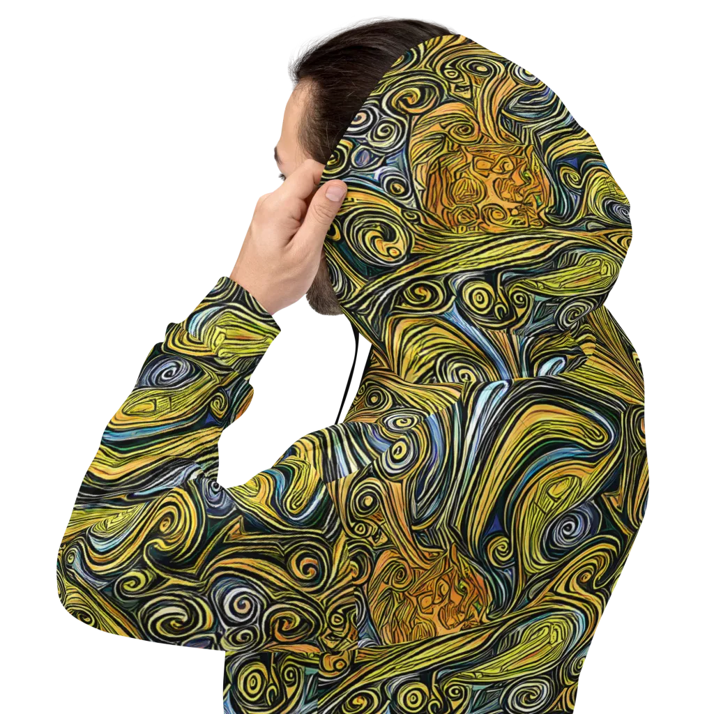 Solar Paisley on Hoodie — Back