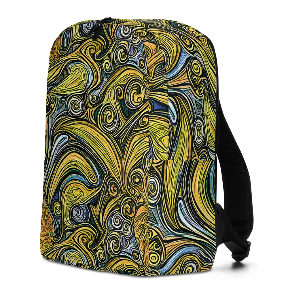 Solar Paisley on Minimalist Backpack — Left