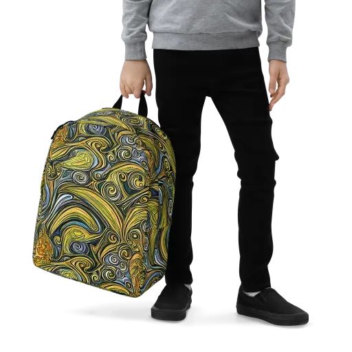 Solar Paisley on a Minimalist Backpack