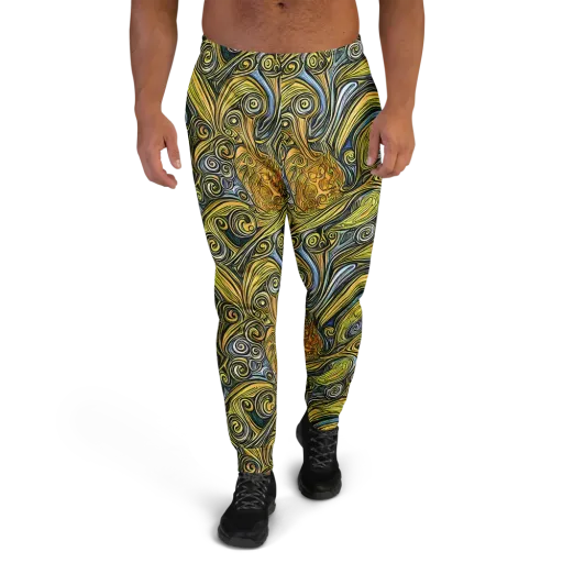 Solar Paisley on a Men's Joggers