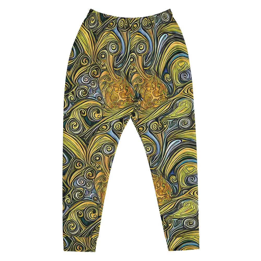 Solar Paisley on Men's Joggers — Front