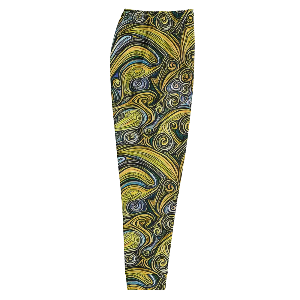 Solar Paisley on Men's Joggers — Right