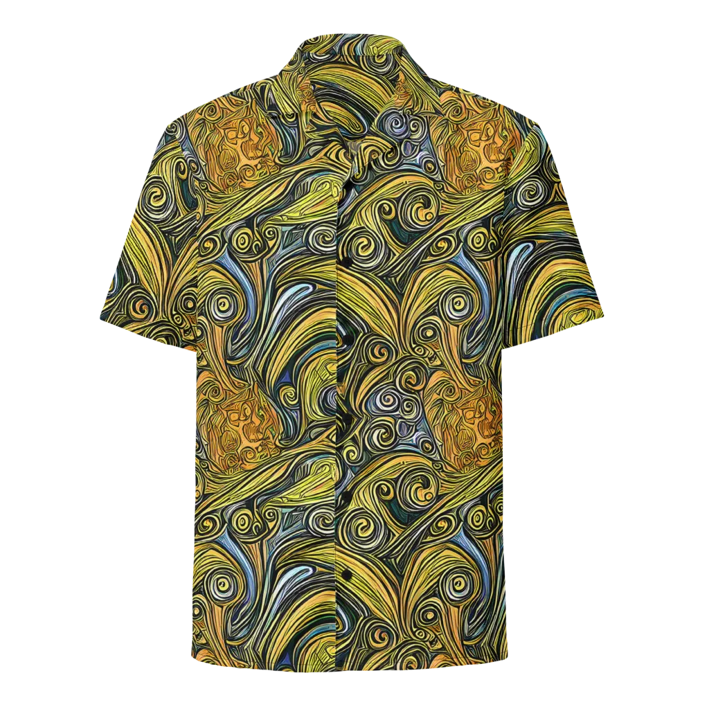 Solar Paisley on Button Shirt — Front