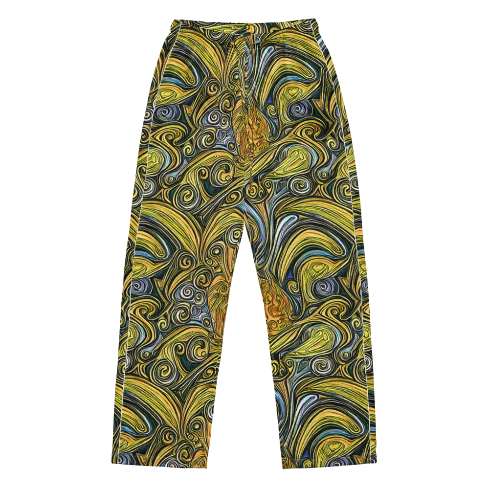 Solar Paisley on Women's Pajama Pants — Front