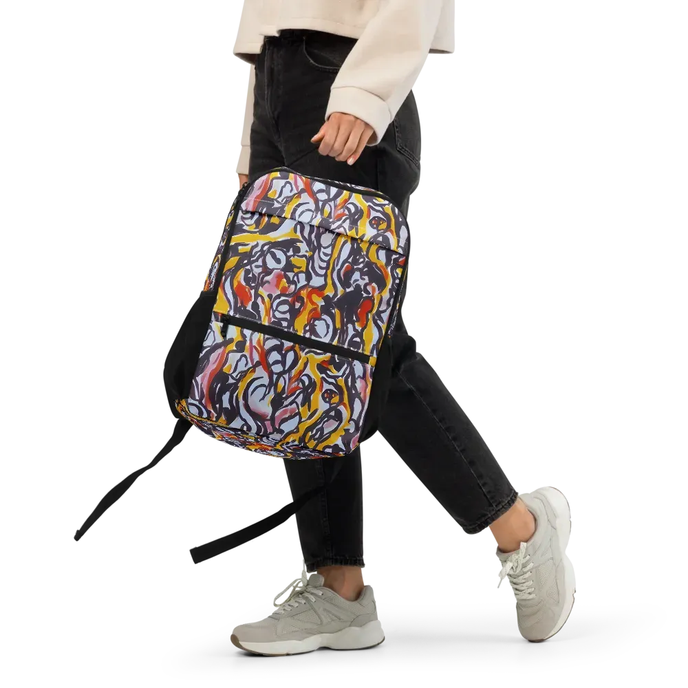 Saffron After Dark on Utility Backpack — Front