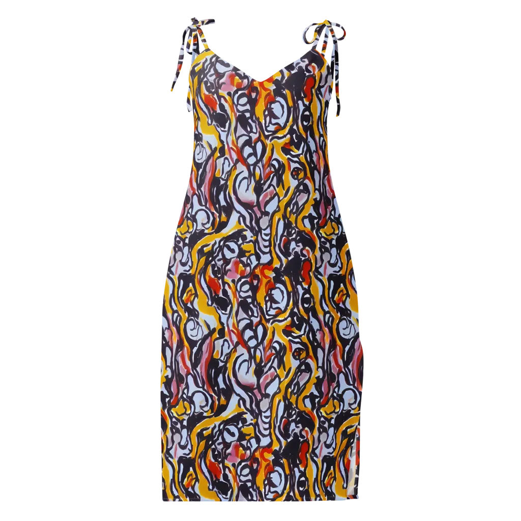 Saffron After Dark on Slip Dress — Front