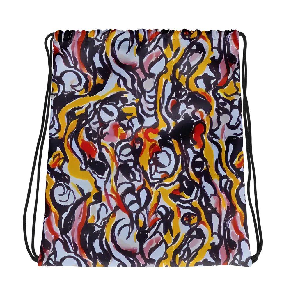 Saffron After Dark on Drawstring Bag — Photo