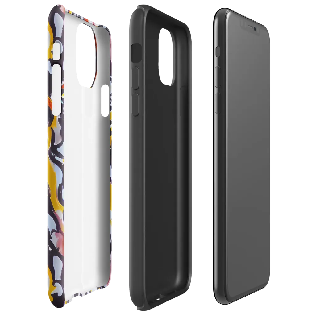 Saffron After Dark on Tough Case for iPhone® — Right