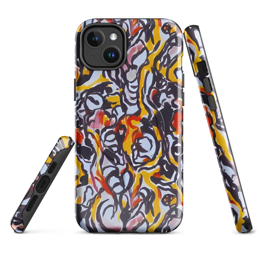 Saffron After Dark on MagSafe Tough Case for iPhone® — Front