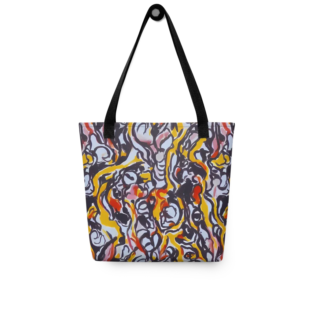 Saffron After Dark on Tote Bag — Front
