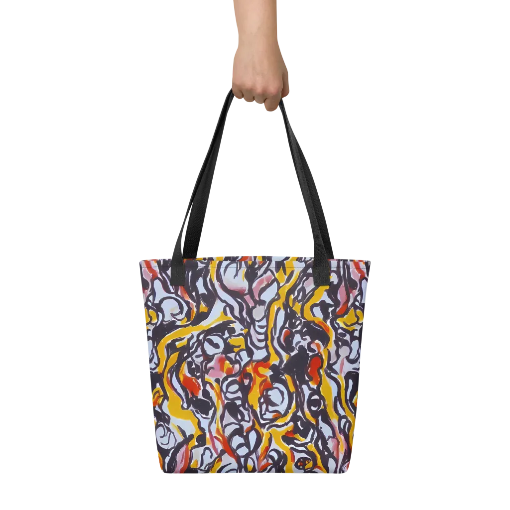 Saffron After Dark on Tote Bag — Front