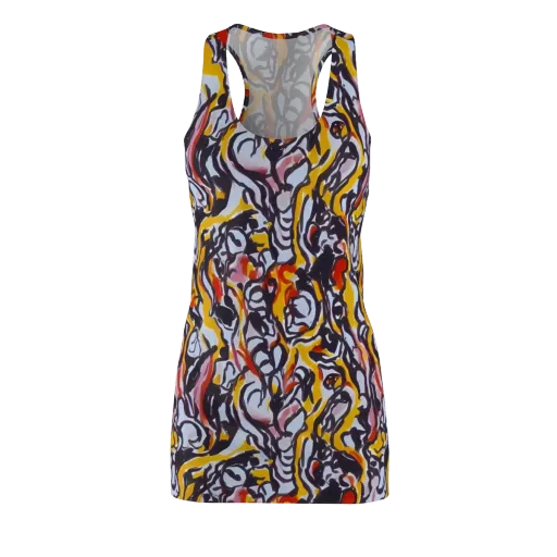 Saffron After Dark on a Racerback Dress