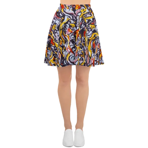 Saffron After Dark on a Skater Skirt