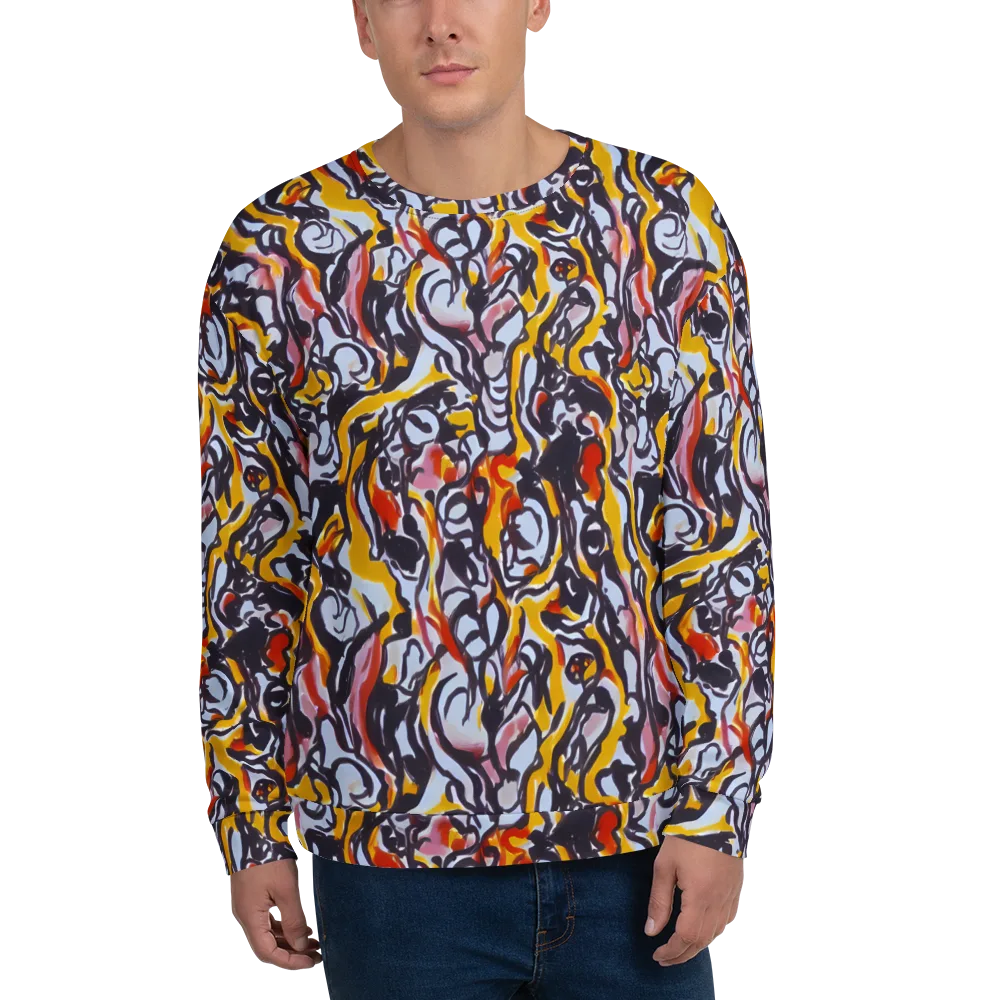 Saffron After Dark on Sweatshirt — Front