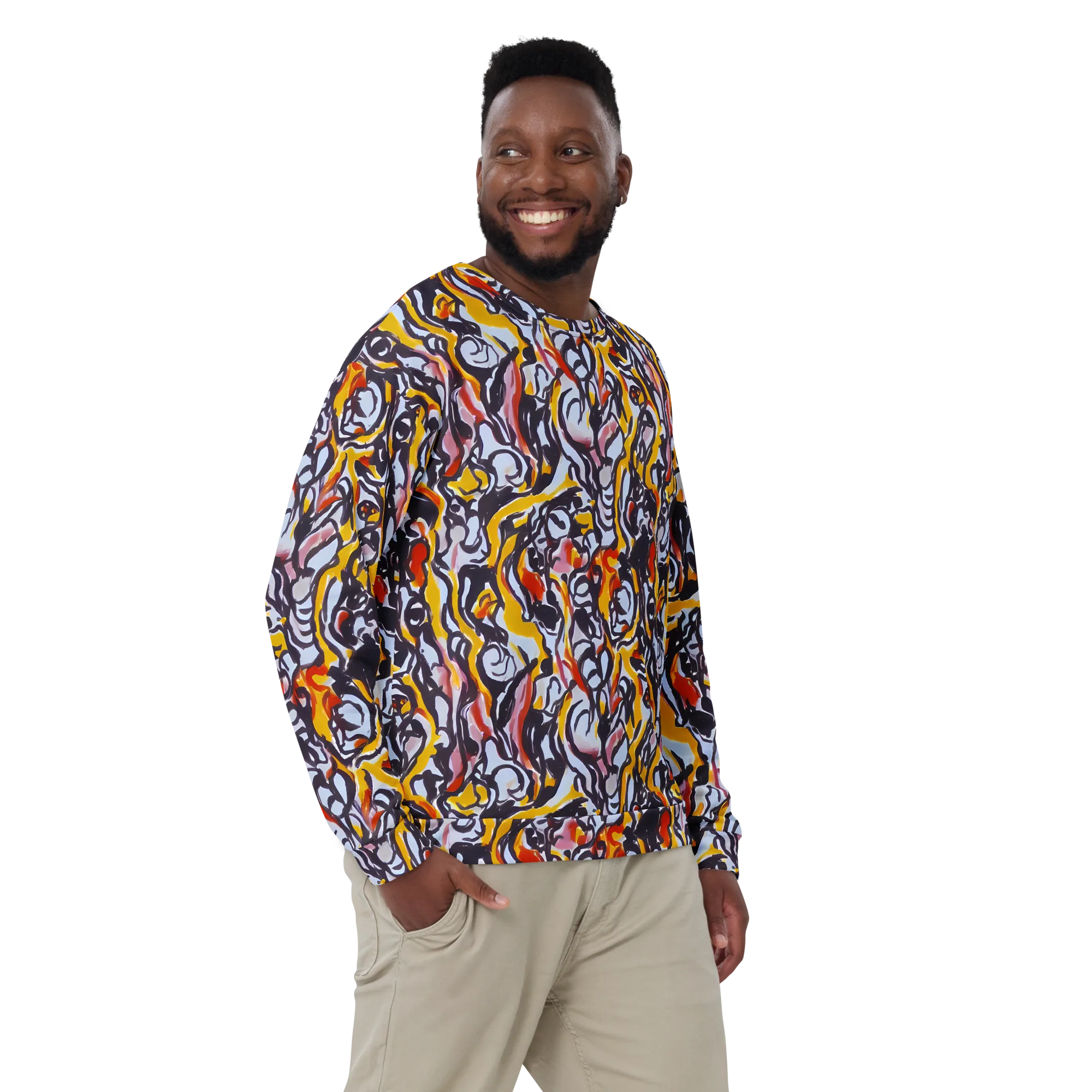 Saffron After Dark on Sweatshirt — Front