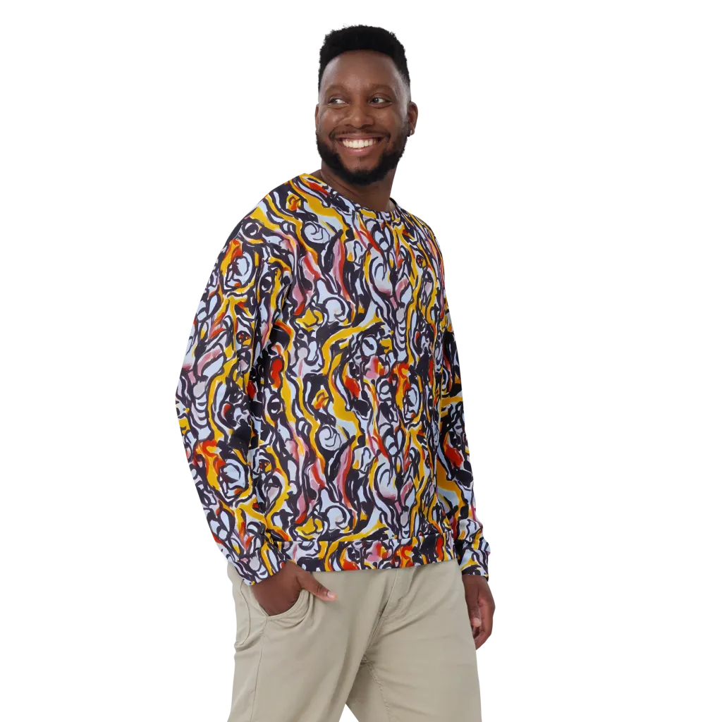 Saffron After Dark on Sweatshirt — Front