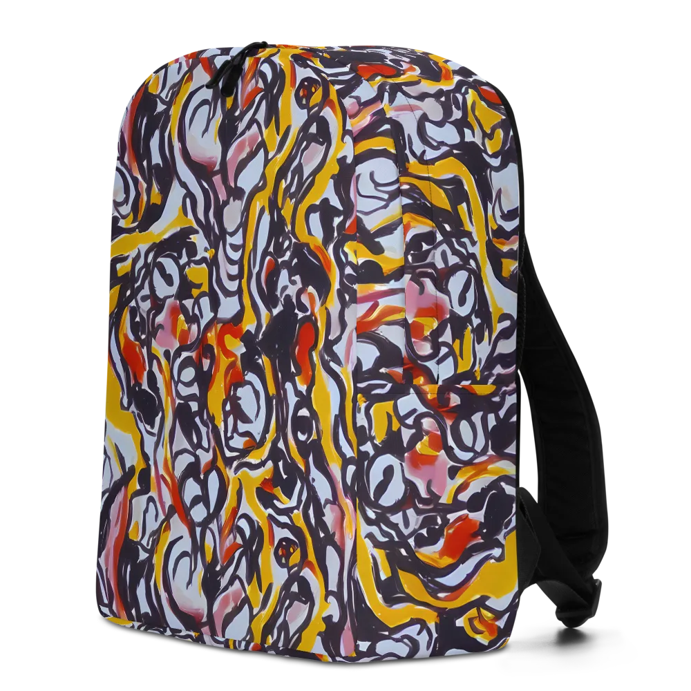 Saffron After Dark on Minimalist Backpack — Left