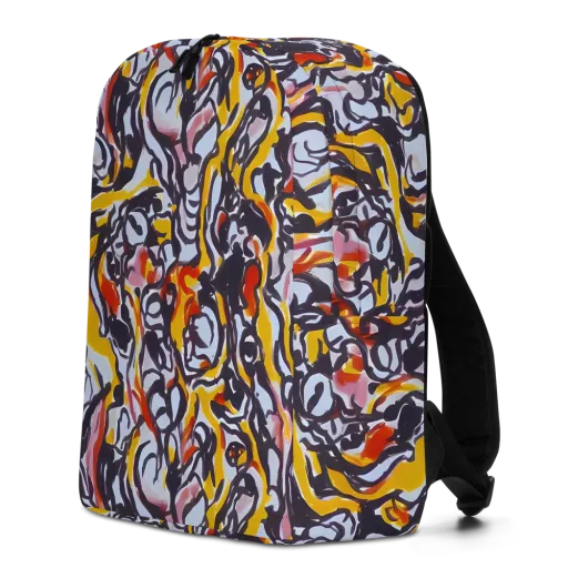 Saffron After Dark on a Minimalist Backpack