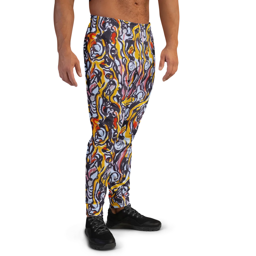 Saffron After Dark on Men's Joggers — Right