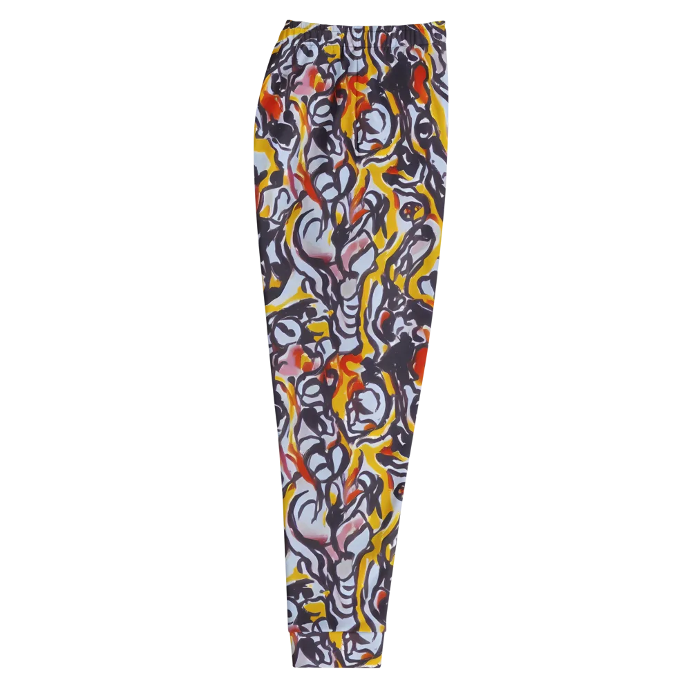 Saffron After Dark on Men's Joggers — Right