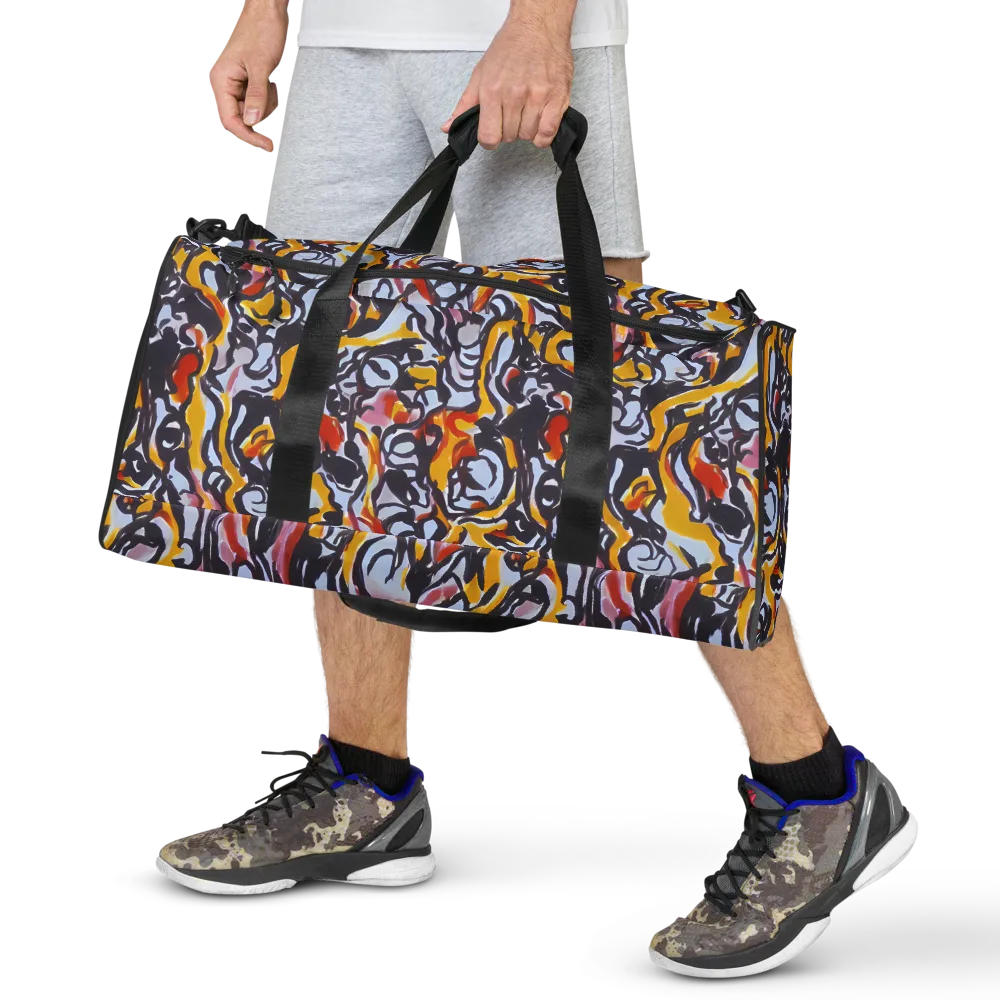 Saffron After Dark on Duffle Bag — Front