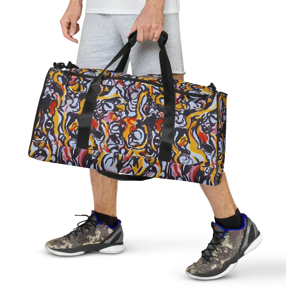 Saffron After Dark on Duffle Bag — Front