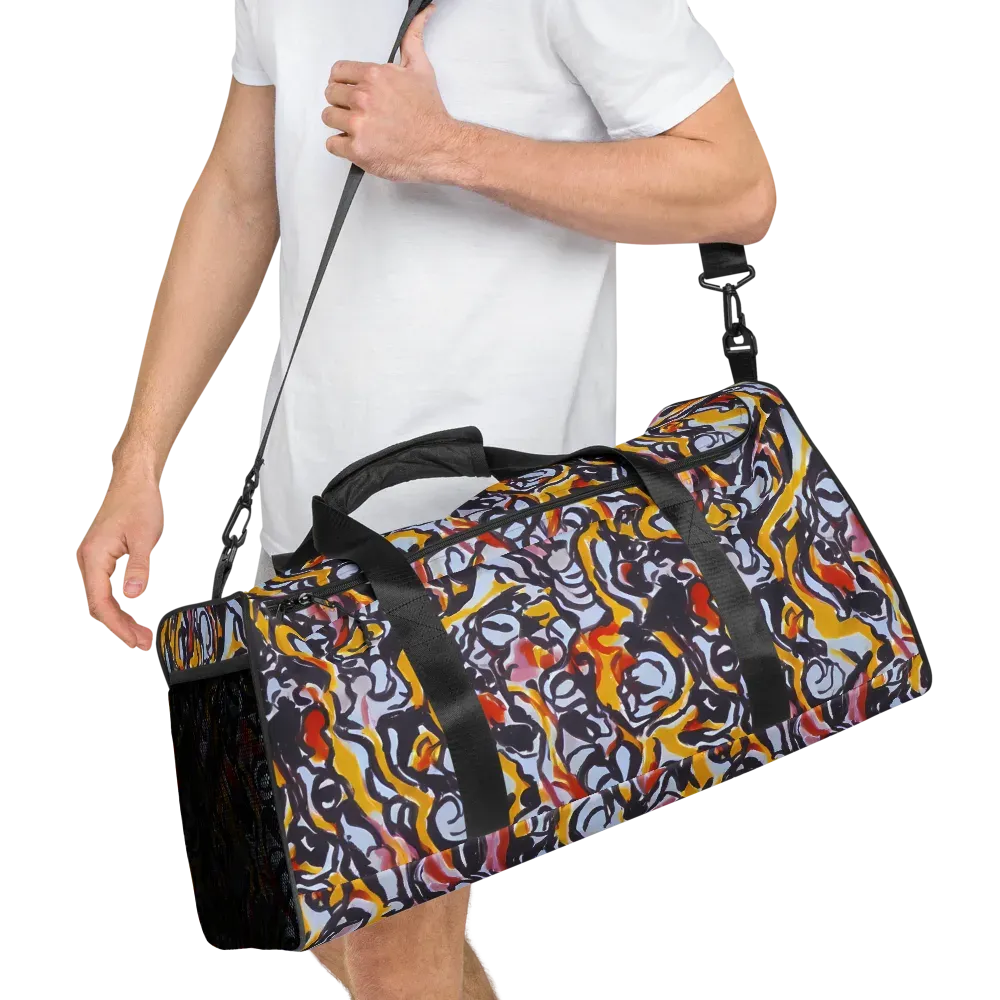 Saffron After Dark on Duffle Bag — Right Front