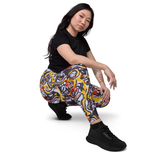 Saffron After Dark on a Leggings with Pockets