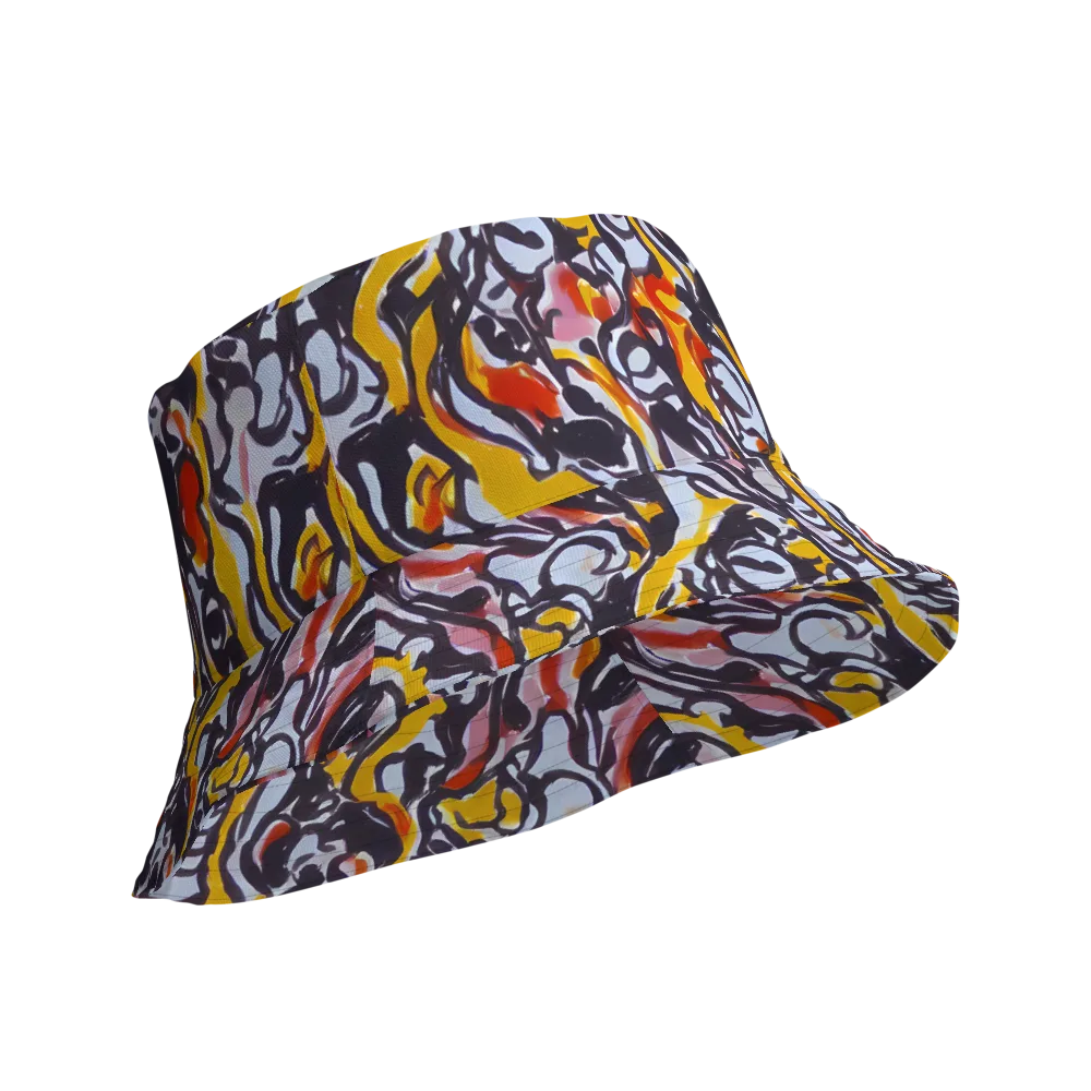 Saffron After Dark on Reversible Bucket Hat — Product details Outside