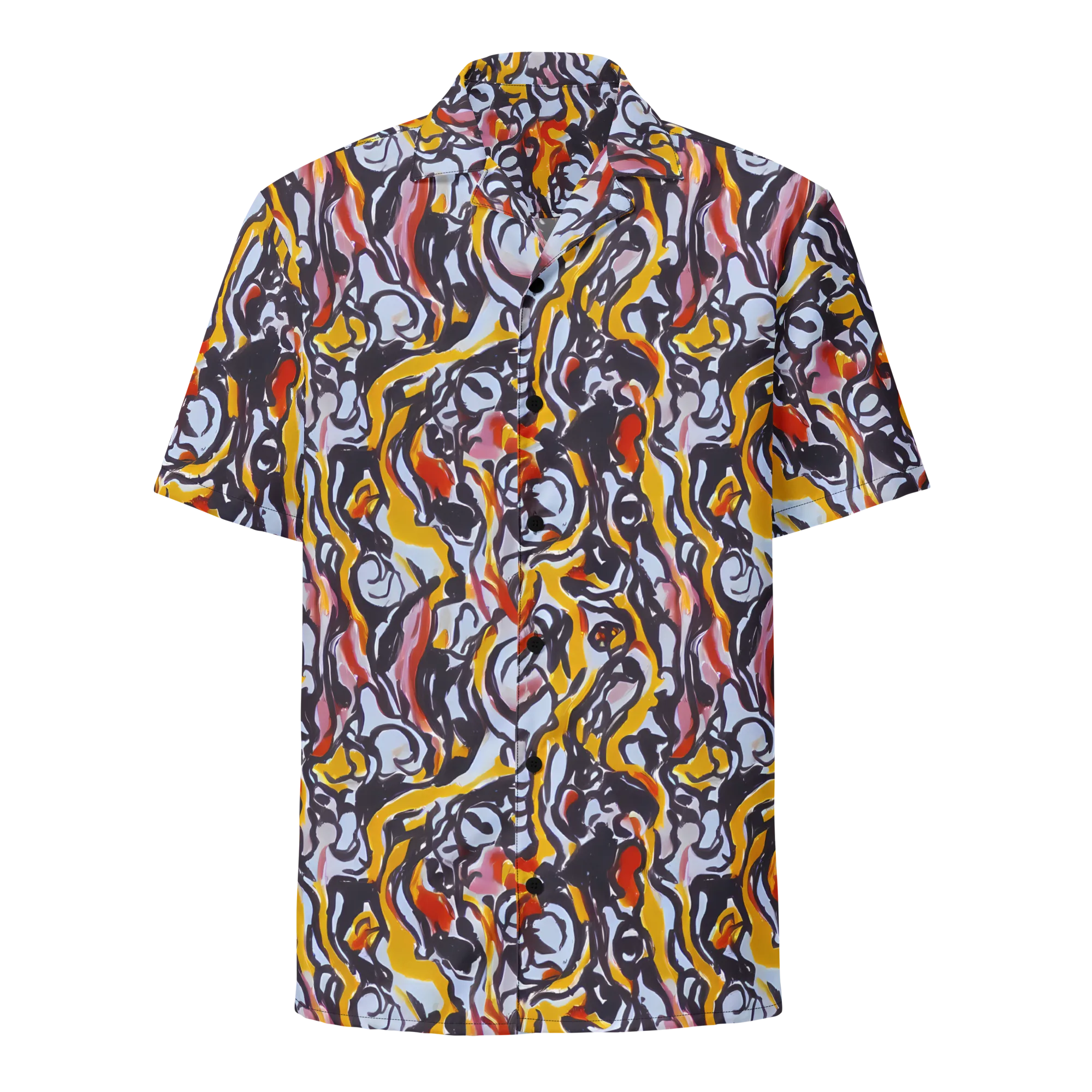 Saffron After Dark on Button Shirt — Front